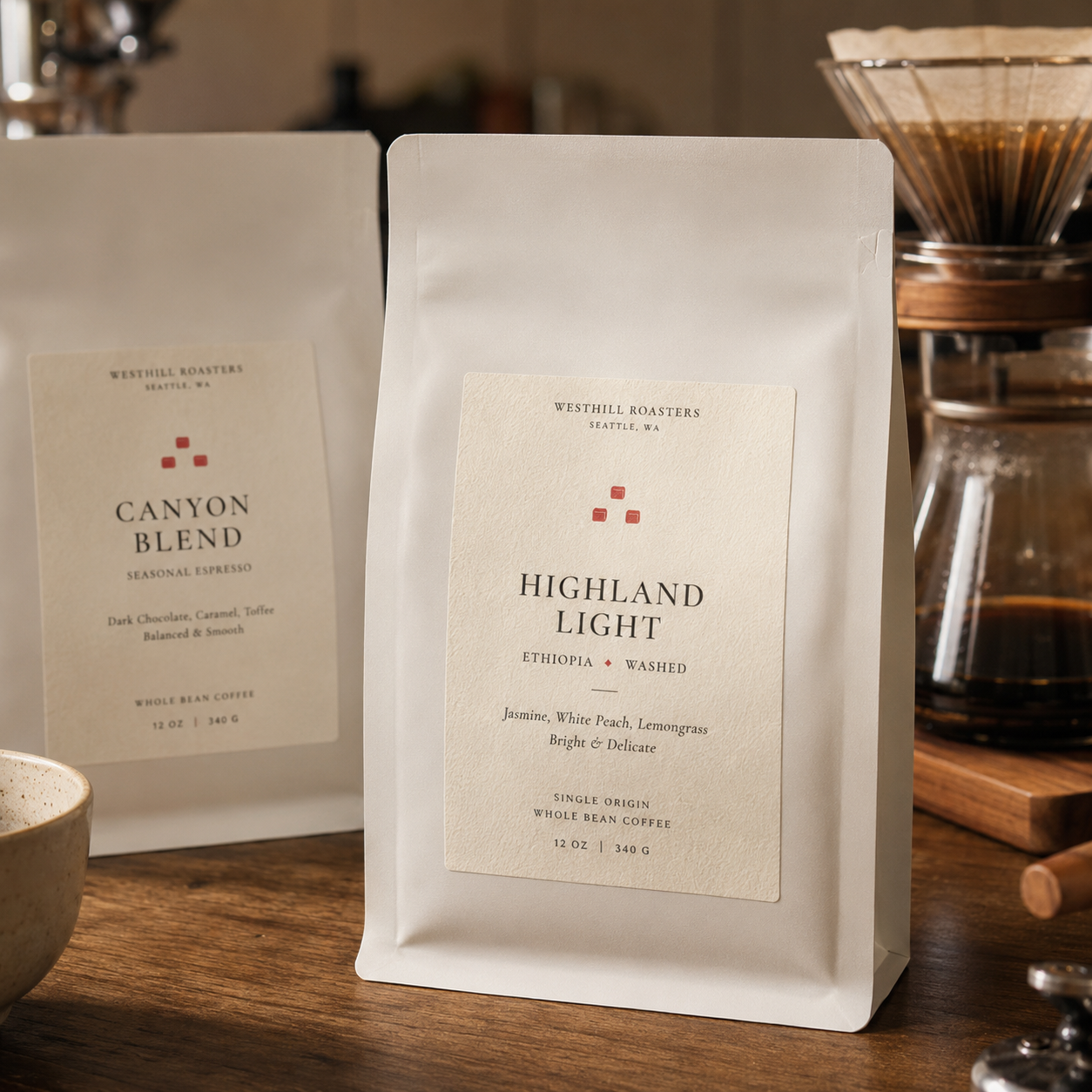 Custom Labels and Stickers for Coffee Bags and Snack Packaging