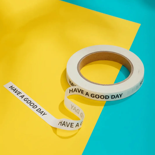 High-quality, customizable masking paper tape ideal for eco-conscious small businesses, perfect for packaging and labeling.