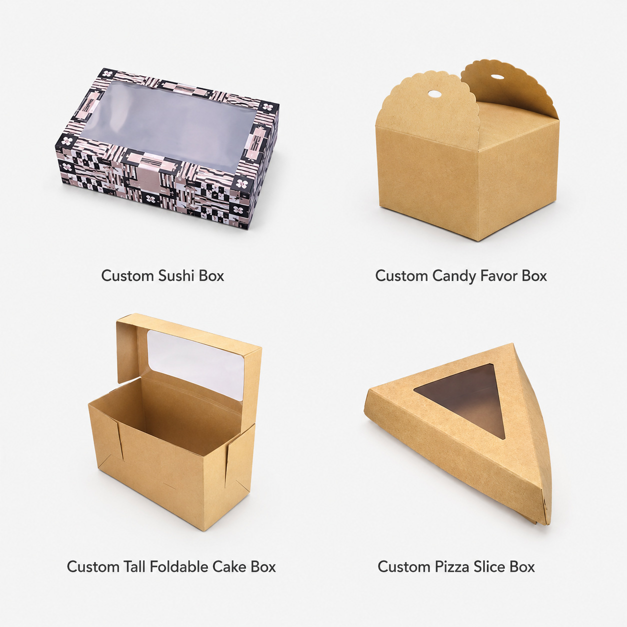 Custom Food Boxes Paperboard Food Packaging for Restaurants
