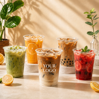 Custom Clear Plastic Cups with Logo