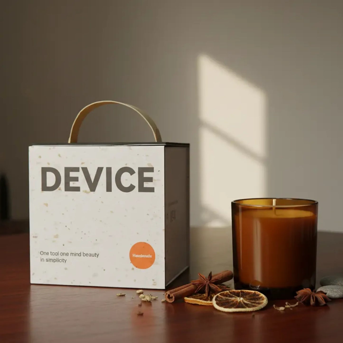 High-quality custom scented candle box with handle, perfect for small businesses, made with sustainable materials for eco-conscious packaging solutions.