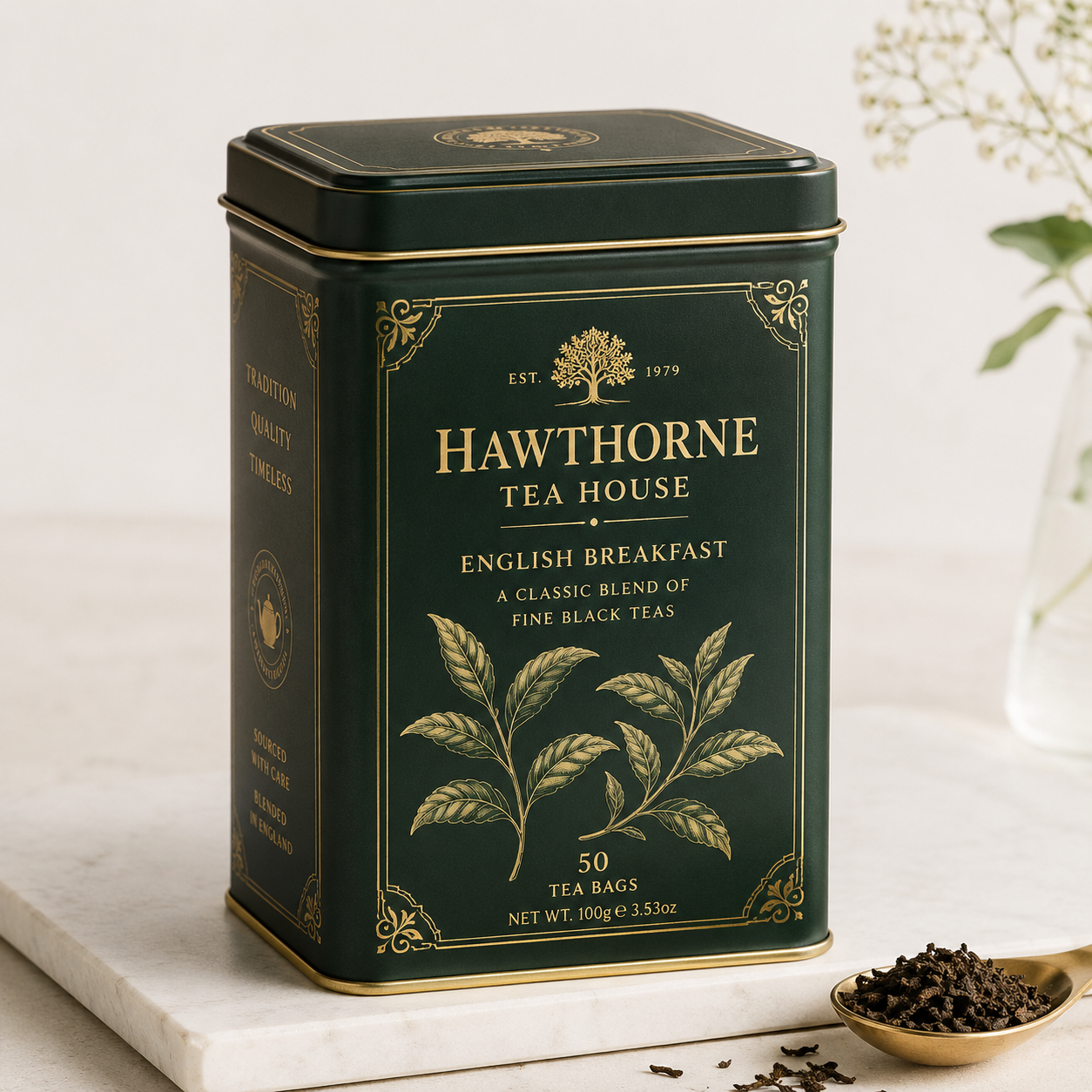 Custom Tea Tins Wholesale | Premium Metal Tea Packaging