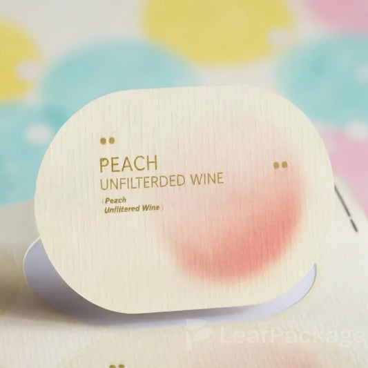 LeafPackage offers customizable water texture stickers, fully recyclable, perfect for small businesses seeking sustainable and stylish packaging.