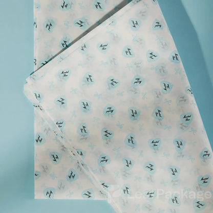 High-quality white kraft wrapping paper for sustainable and customizable packaging. Perfect for small businesses that value eco-friendly branding.