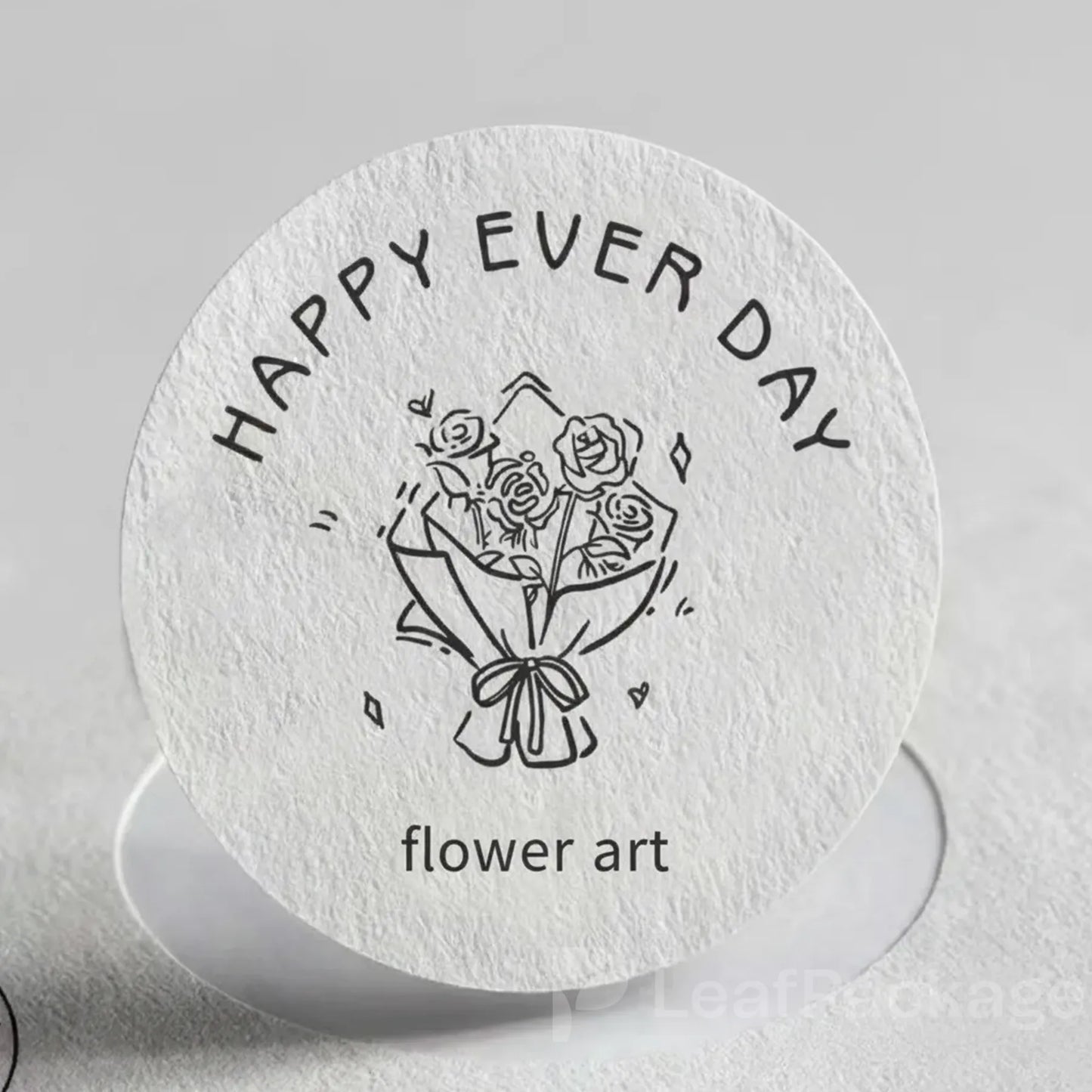 Elevate your product packaging with LeafPackage’s recyclable wood texture labels, offering eco-friendly customization for small business brands.