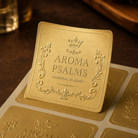 Custom Embossed Logo Stickers for Packaging Seals and Product Labels