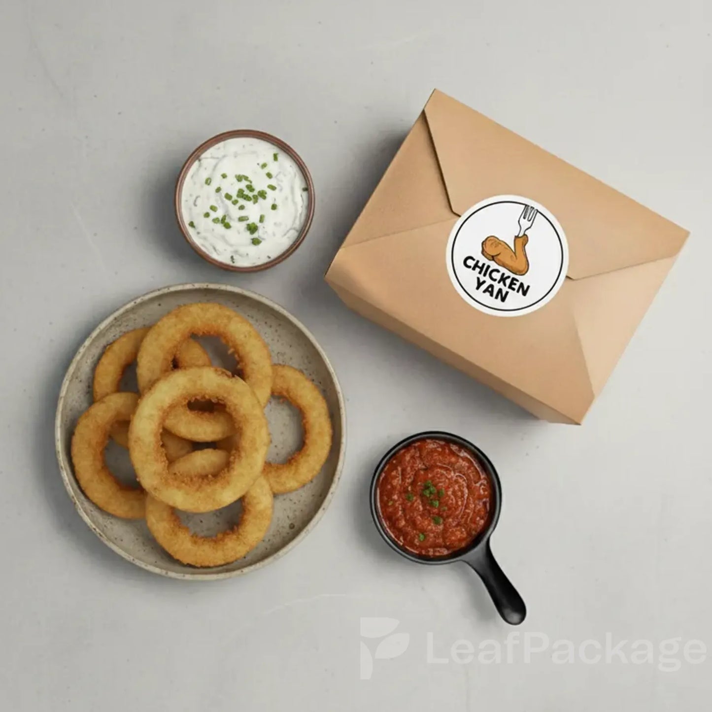 Compostable custom takeout packaging offering stylish, green solutions for sustainable food delivery and takeaway.