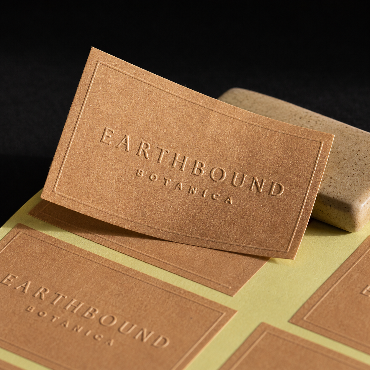 Custom Embossed Logo Stickers for Packaging Seals and Product Labels