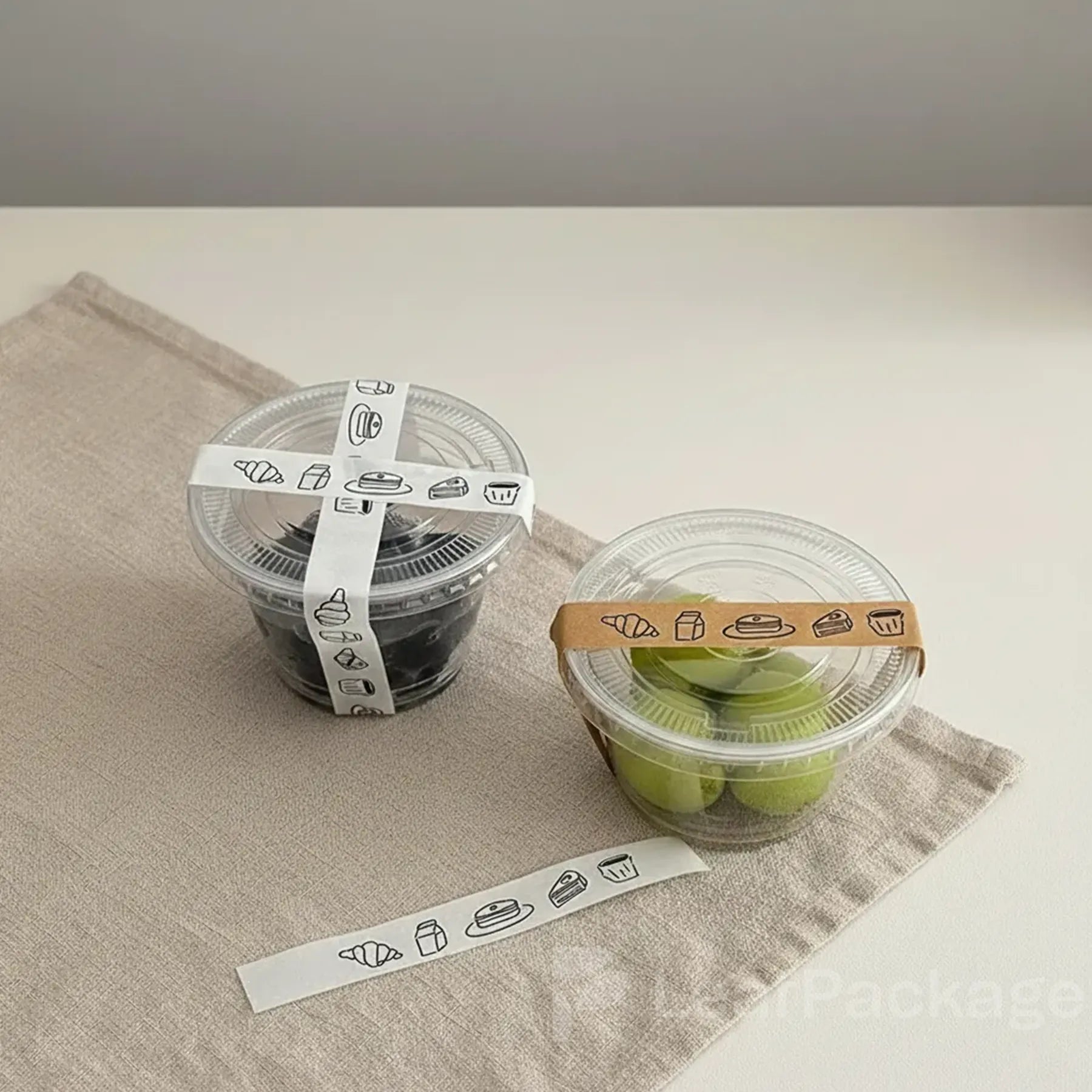 Customizable fully biodegradable kraft paper tape by LeafPackage, perfect for eco-conscious small businesses and sustainable packaging solutions.