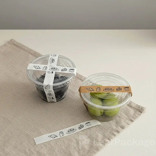 Customizable fully biodegradable kraft paper tape by LeafPackage, perfect for eco-conscious small businesses and sustainable packaging solutions.