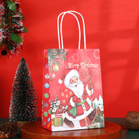 Christmas Kraft Handle Gift Bags