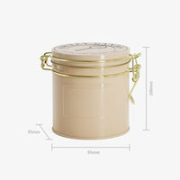 Custom round tin food can for tea coffee candy packaging view 4