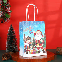 Christmas Kraft Handle Gift Bags