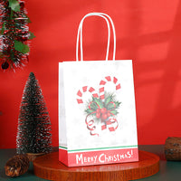 Christmas Kraft Handle Gift Bags