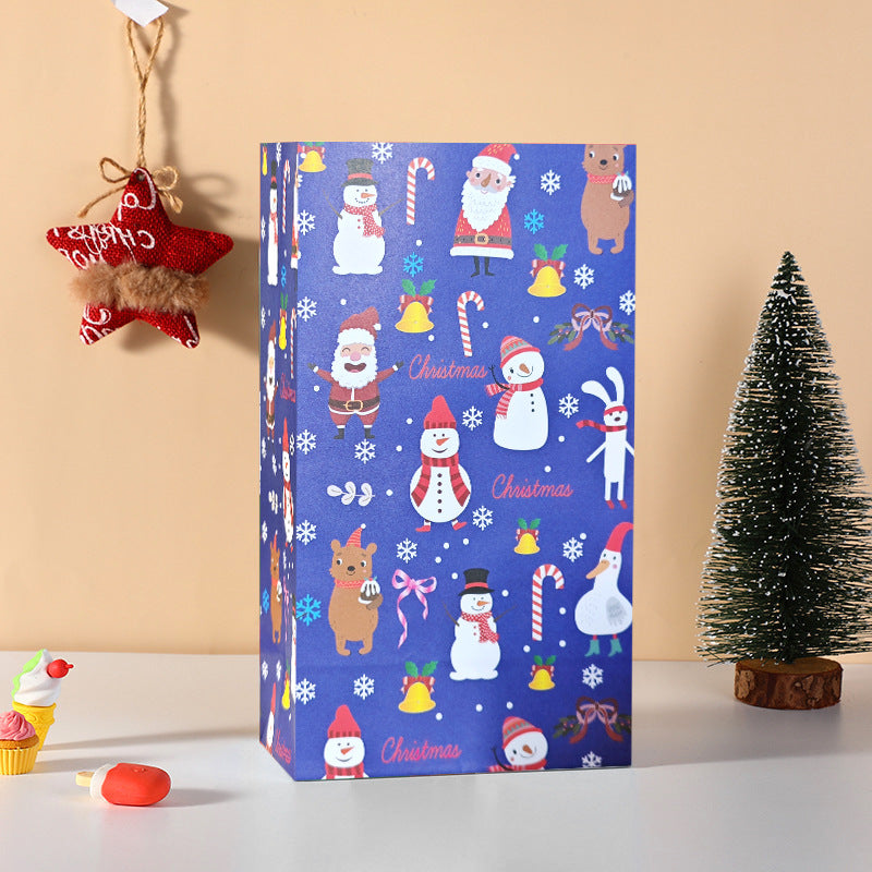 Christmas Flat Kraft Candy Bags