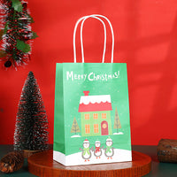 Christmas Kraft Handle Gift Bags