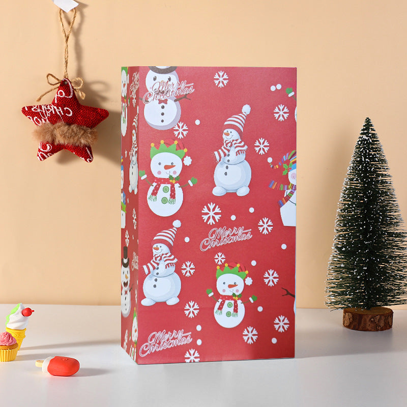 Christmas Flat Kraft Candy Bags
