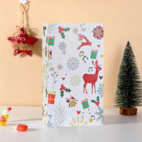 Christmas Flat Kraft Candy Bags