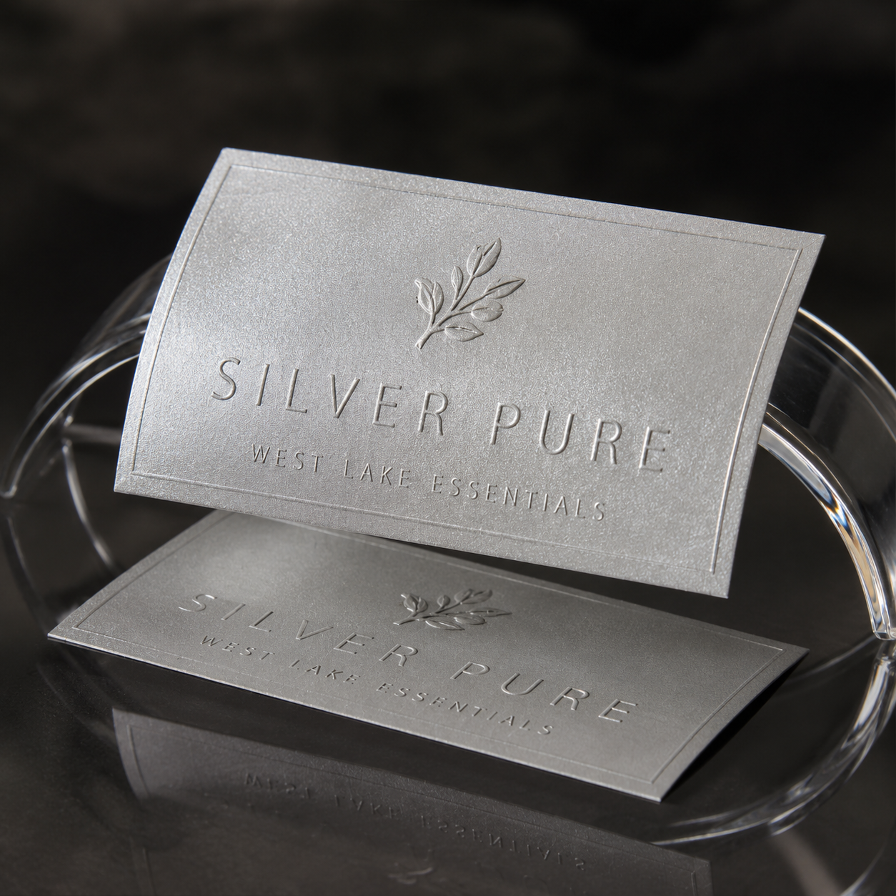 Custom Embossed Logo Stickers for Packaging Seals and Product Labels