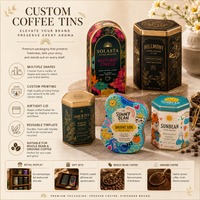 オリジナルコーヒー缶卸売 | 金属製コーヒーキャニスター