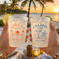 Custom 16oz PP Frosted Stadium Cups with Logo