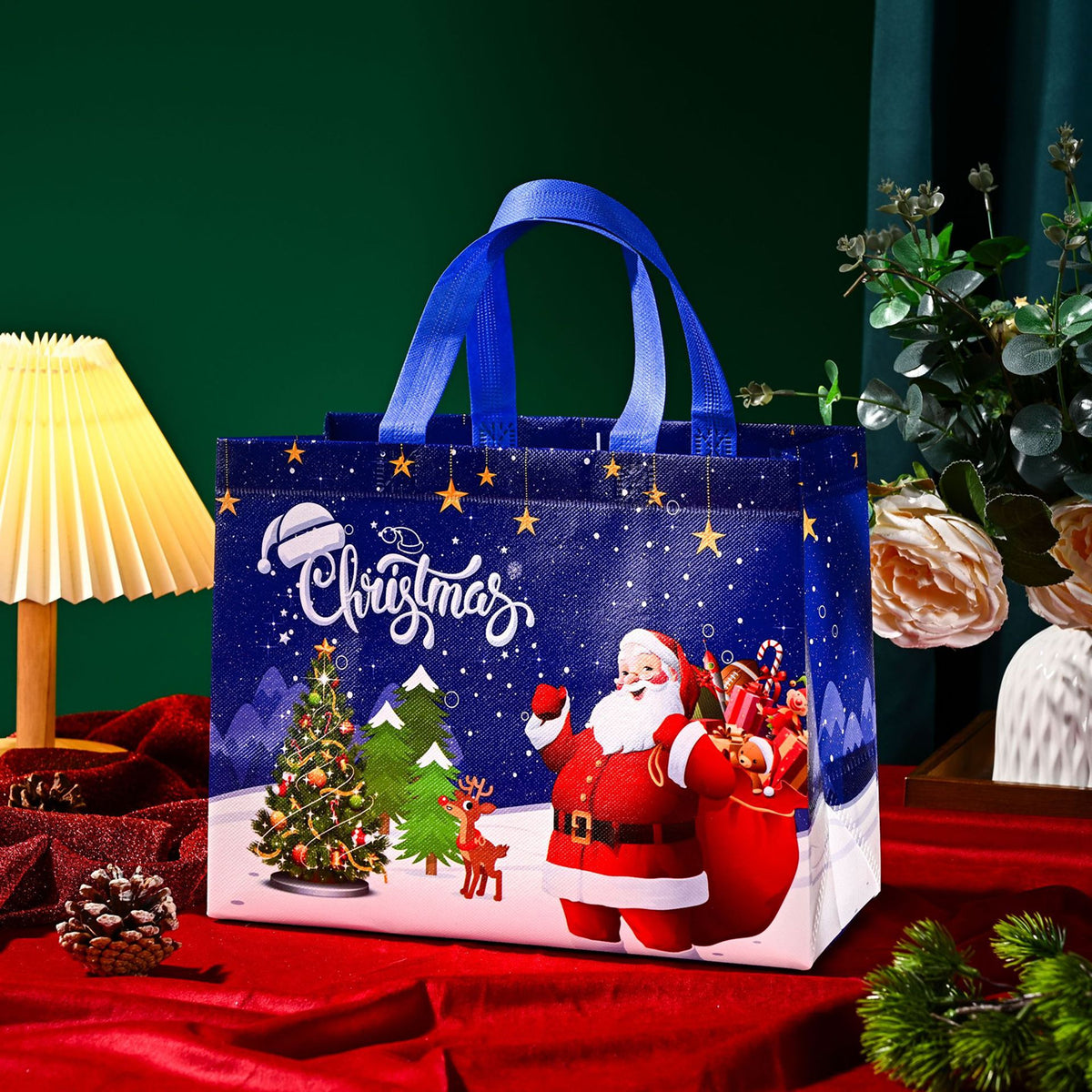 Custom Christmas Non-Woven Gift Bags
