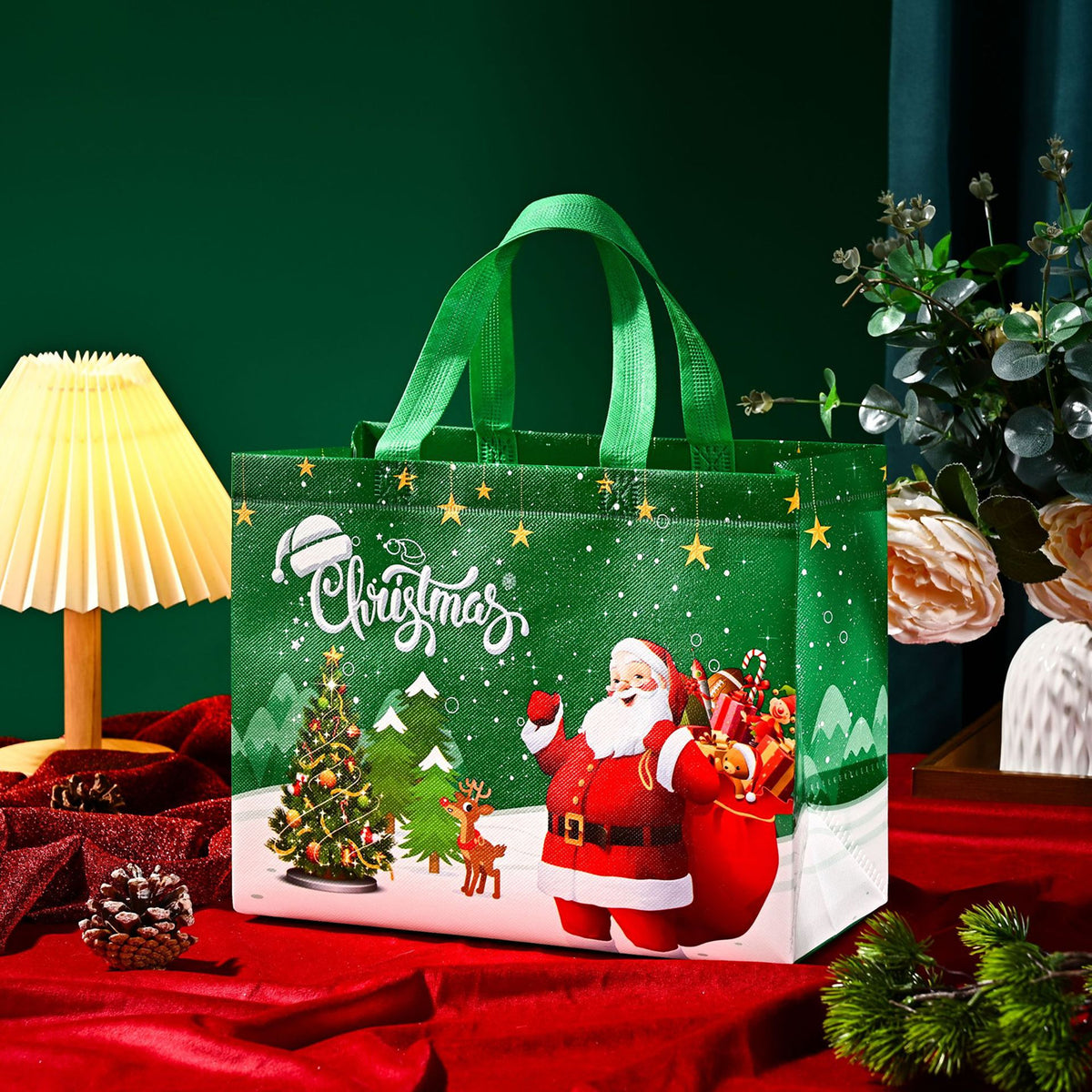 Custom Christmas Non-Woven Gift Bags