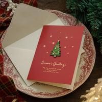 Custom Retro Christmas Greeting Cards