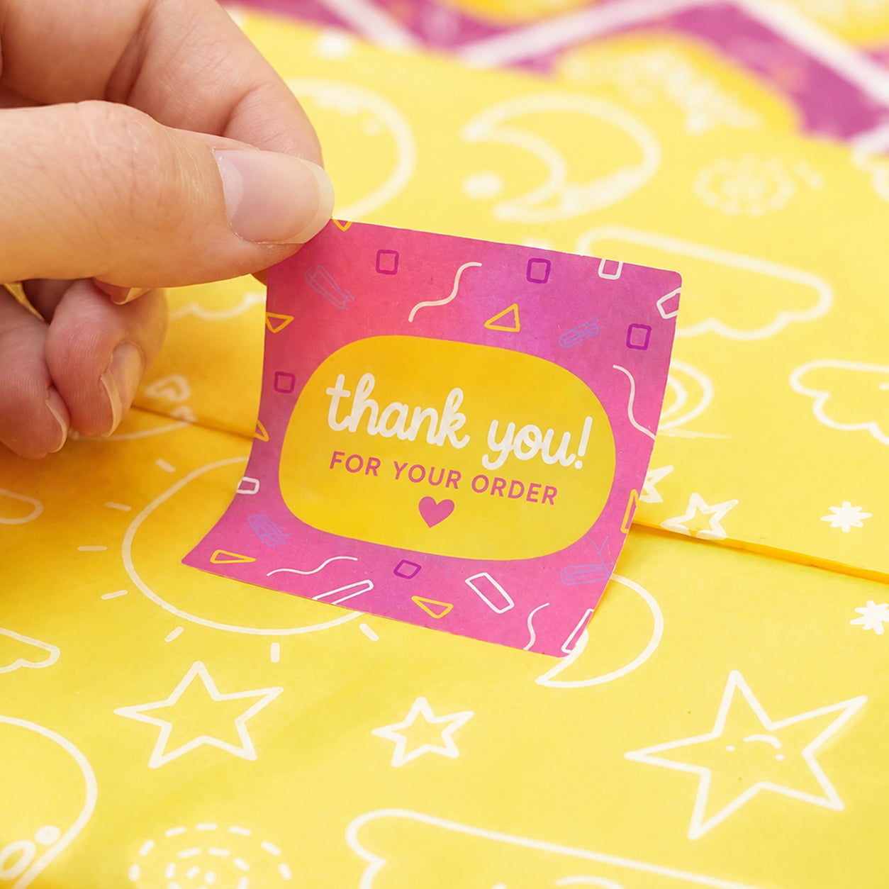 Custom Single Square Stickers