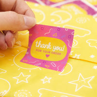 Custom Single Square Stickers