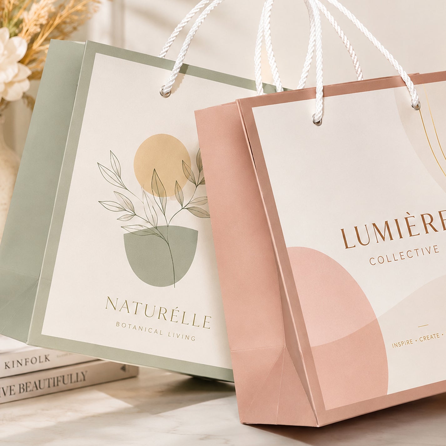 Custom Eyelet Gift Bags