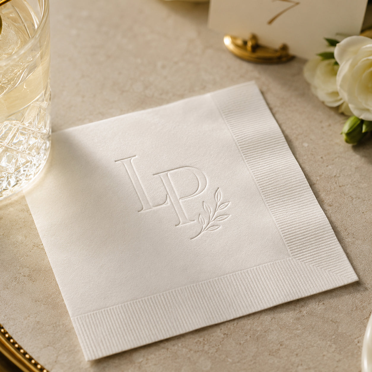 Custom Debossed Napkins