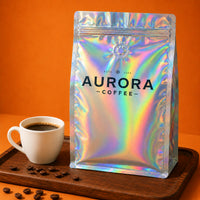 Custom Holographic Coffee Bags with Valve