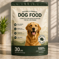 Custom Stand Up Dog Food Bags with Zipper