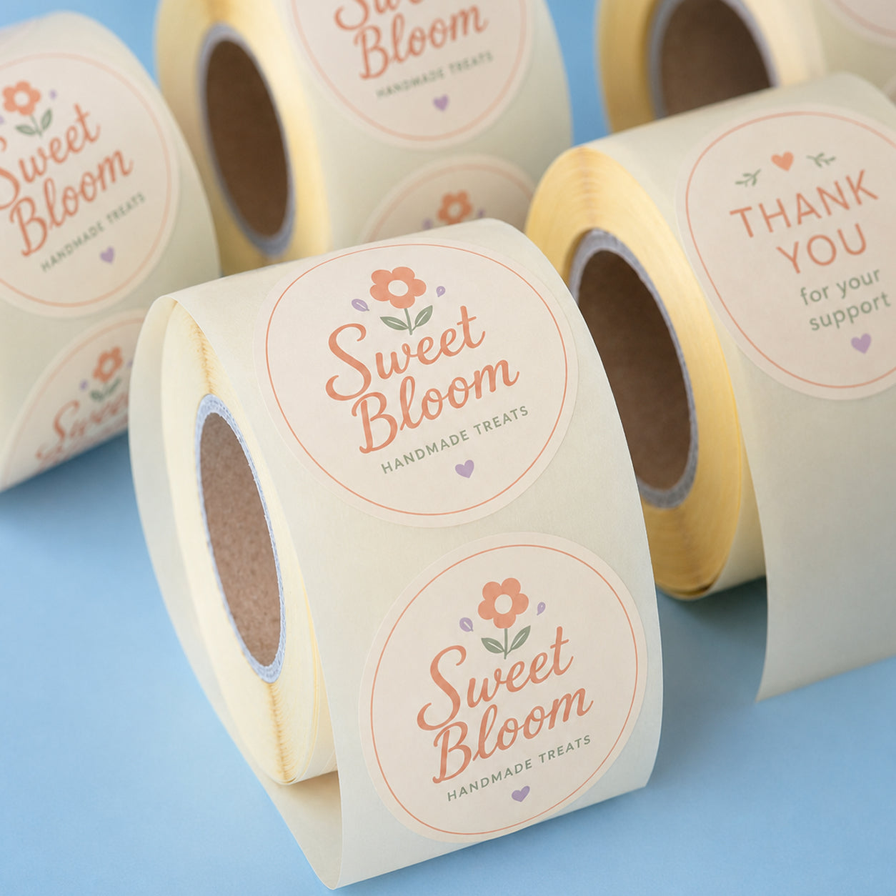 Custom Circle Roll Labels