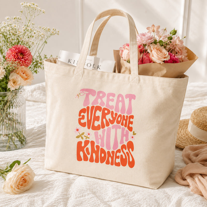 Custom Natural Cotton Canvas Tote Bag