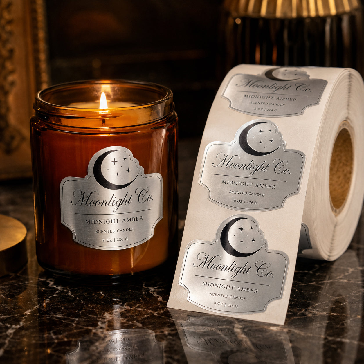 Custom Die-Cut Roll Labels