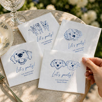 Custom Foil Stamped Napkins