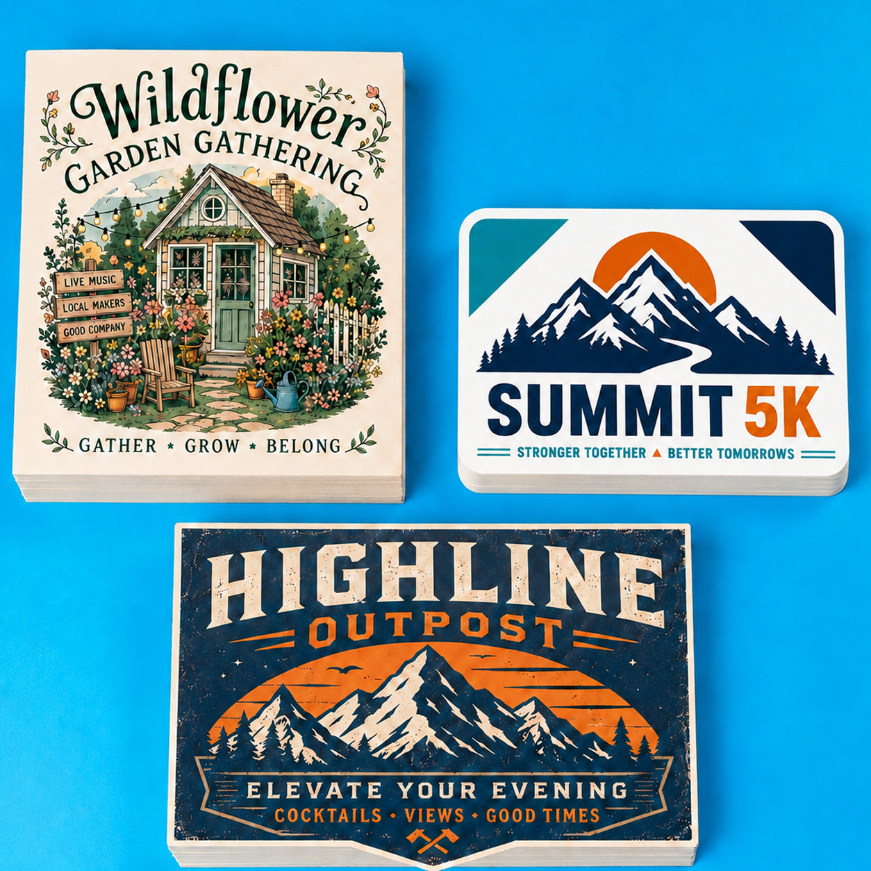 Custom Single Square Stickers