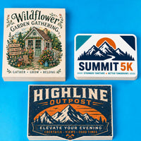 Custom Single Square Stickers