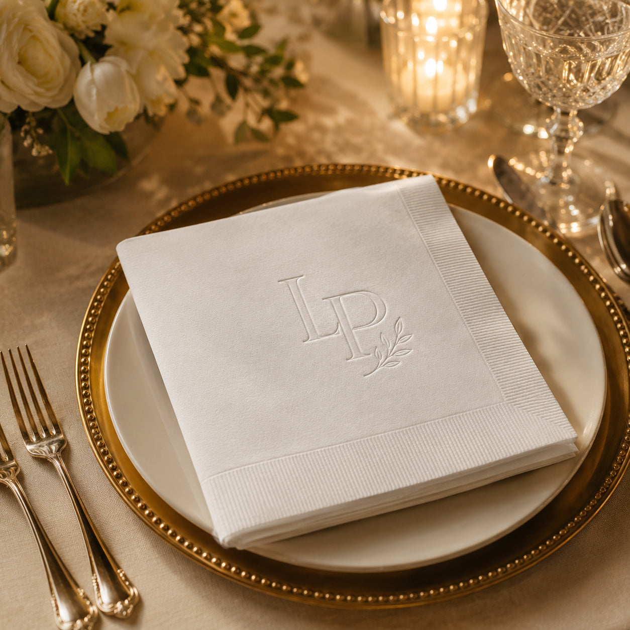 Custom Debossed Napkins