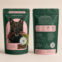 Custom Stand Up Dog Food Bags with Zipper