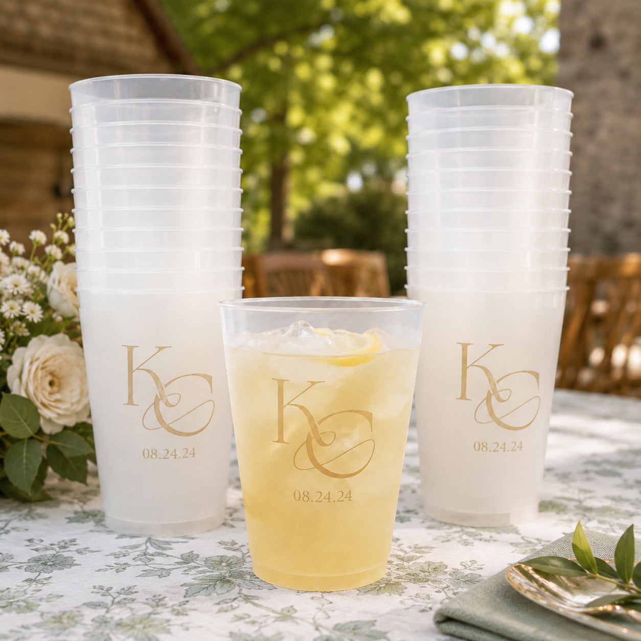 Custom 16oz PP Frosted Stadium Cups with Logo
