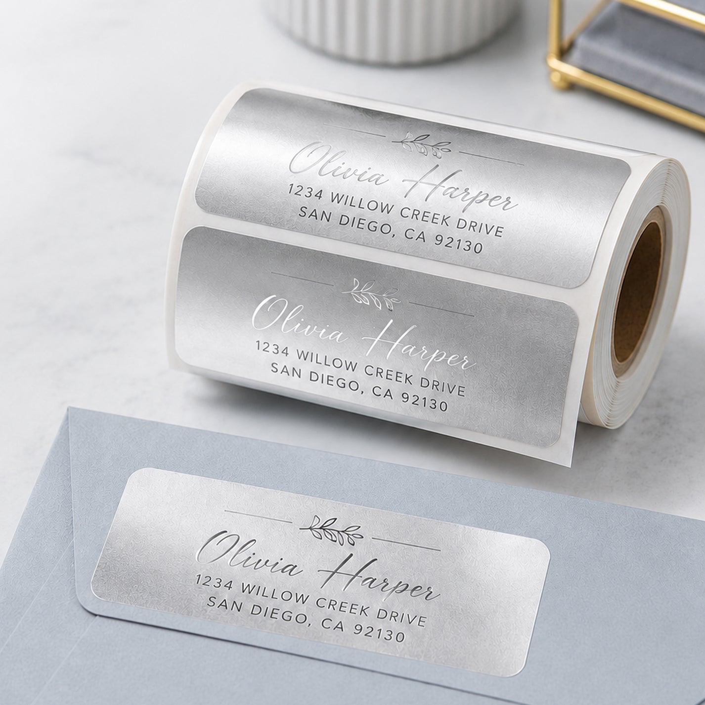 Custom Return Address Roll Labels