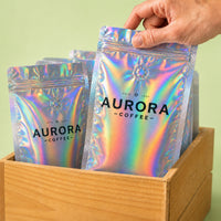 Custom Holographic Coffee Bags with Valve