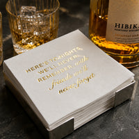 Custom Foil Stamped Napkins