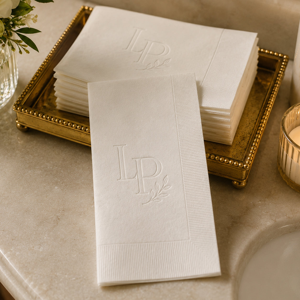 Custom Debossed Napkins