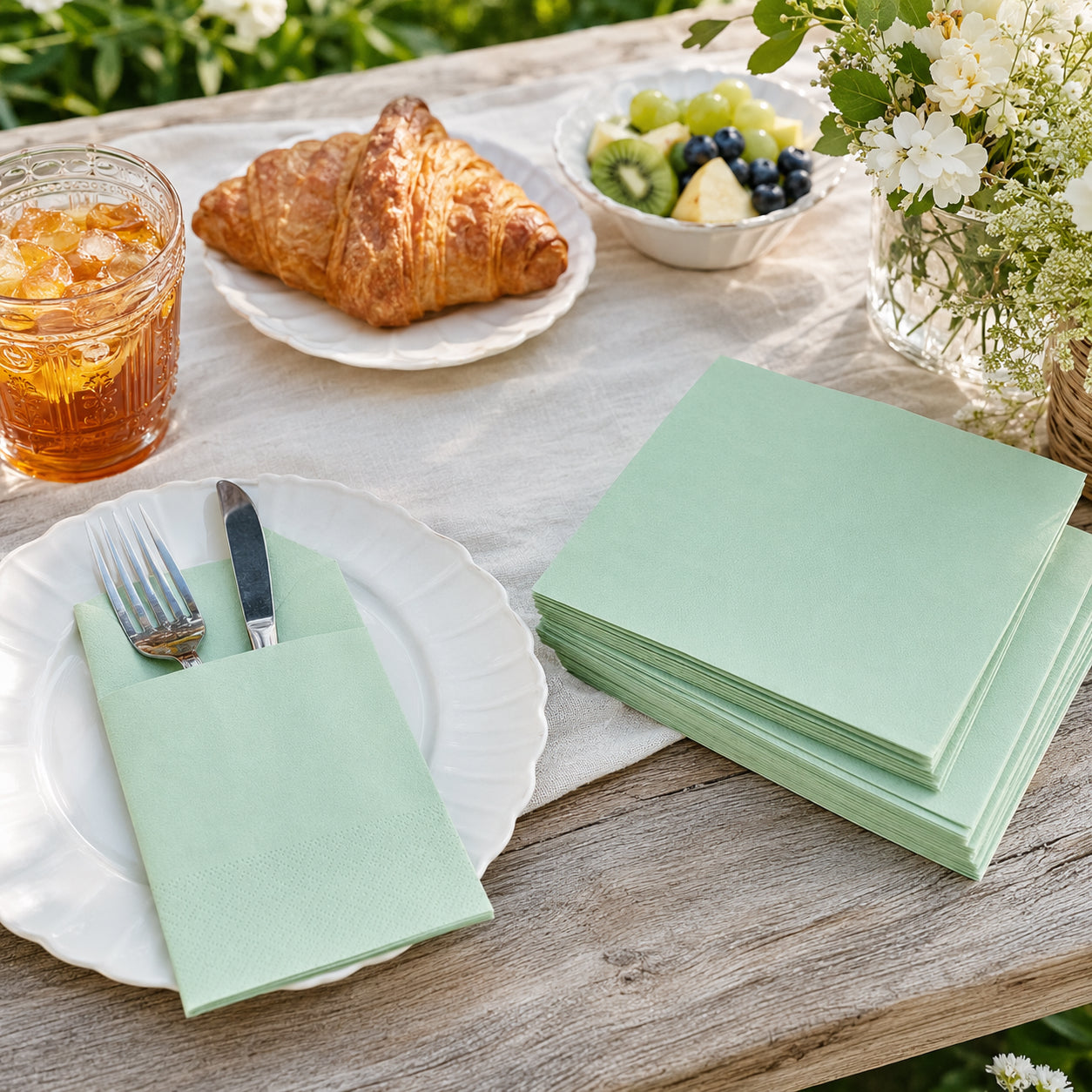 Blank Paper Napkins
