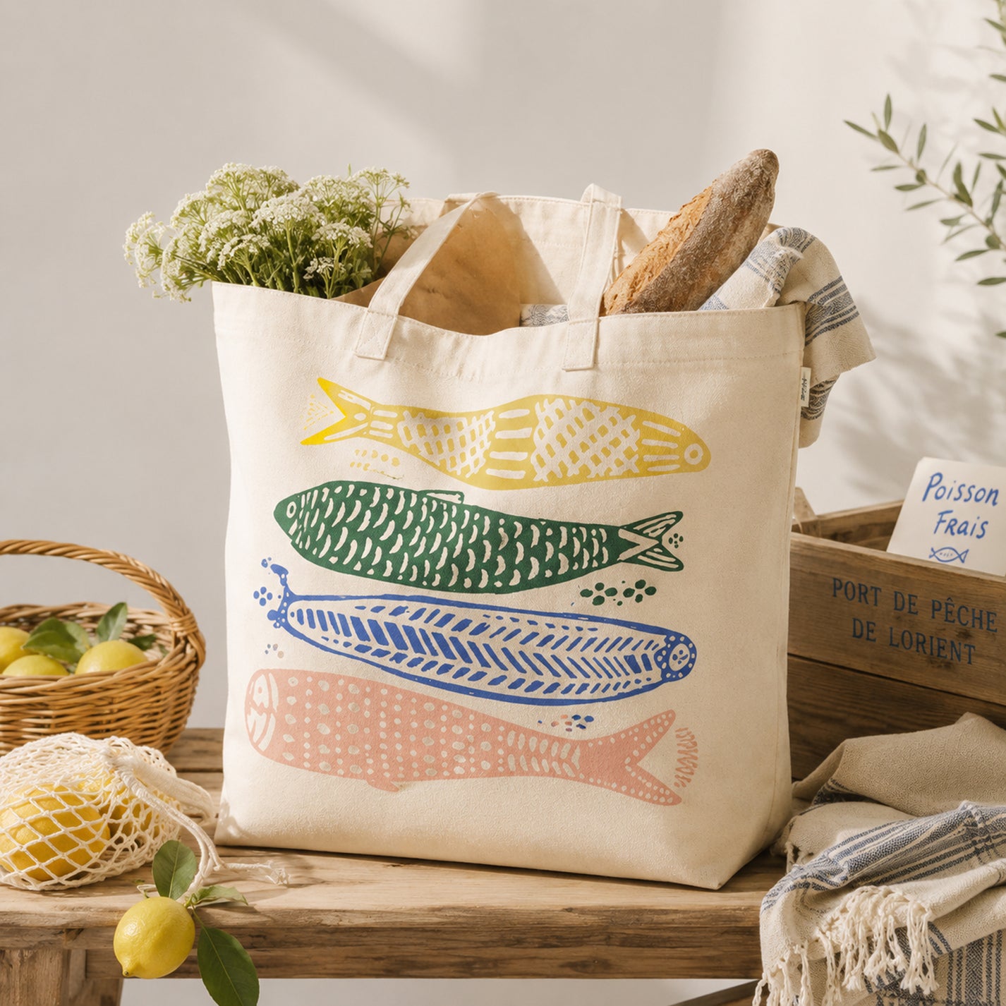 Custom Natural Cotton Canvas Tote Bag