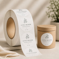 Custom Circle Roll Labels